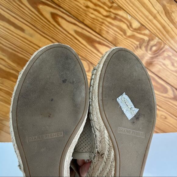 Marc Fischer Senton Studded Espadrille Wedge Sandals - Picture 7 of 8